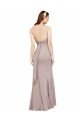 Großhandel Schwarz Meerjungfrau Off-Schulter Chiffon Lange Brautjungfernkleider / Abiballkleider